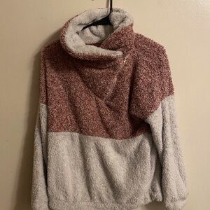 Cozy Two-Tone Women's Sweater